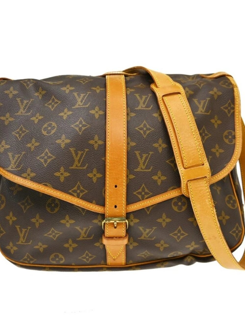 LOUIS VUITTON SAUMUR 35 SHOULDER BAG MONOGRAM